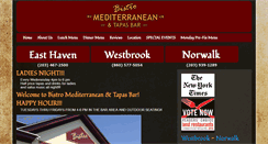 Desktop Screenshot of bistromediterraneanandtapasbar.com